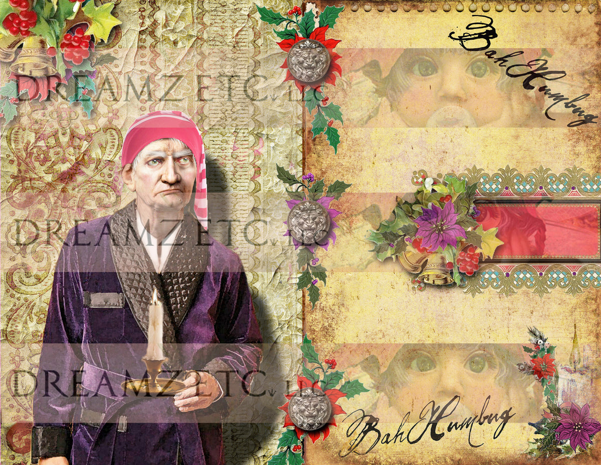 Christmas Carol Digital Collection - Paper Pack 1