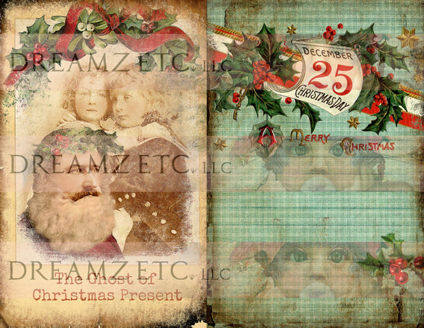 Christmas Carol Digital Collection - Paper Pack 2