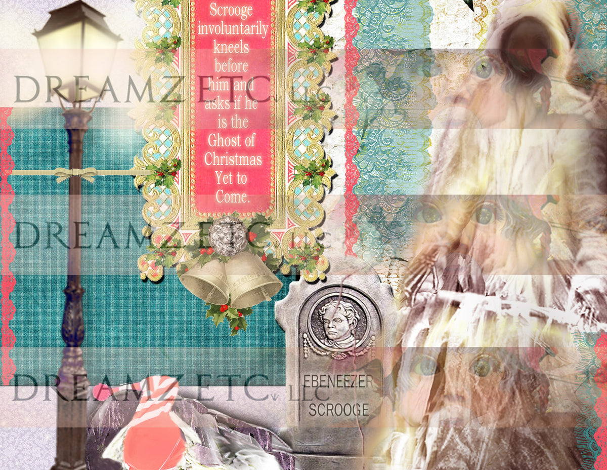 Christmas Carol Digital Collection - Paper Pack 2