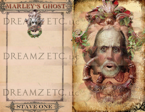 Christmas Carol Digital Collection - Paper Pack 2