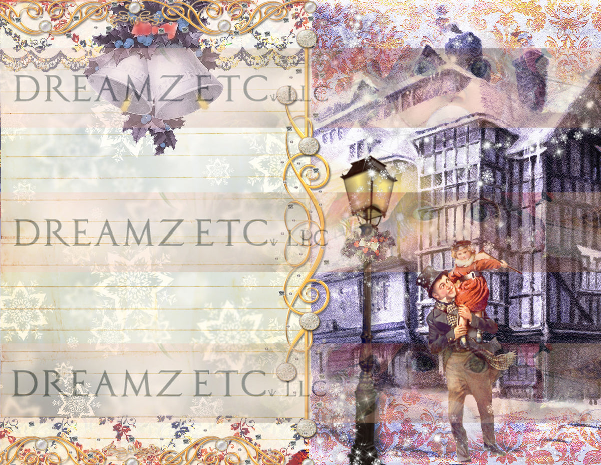 Christmas Carol Digital Collection - Paper Pack 1