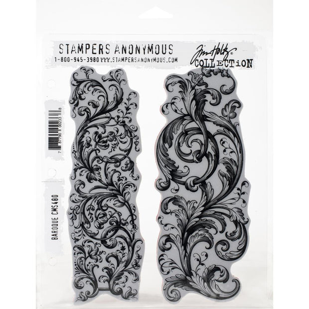 Tim Holtz - Stampers Anonymous - Baroque Stamp Set