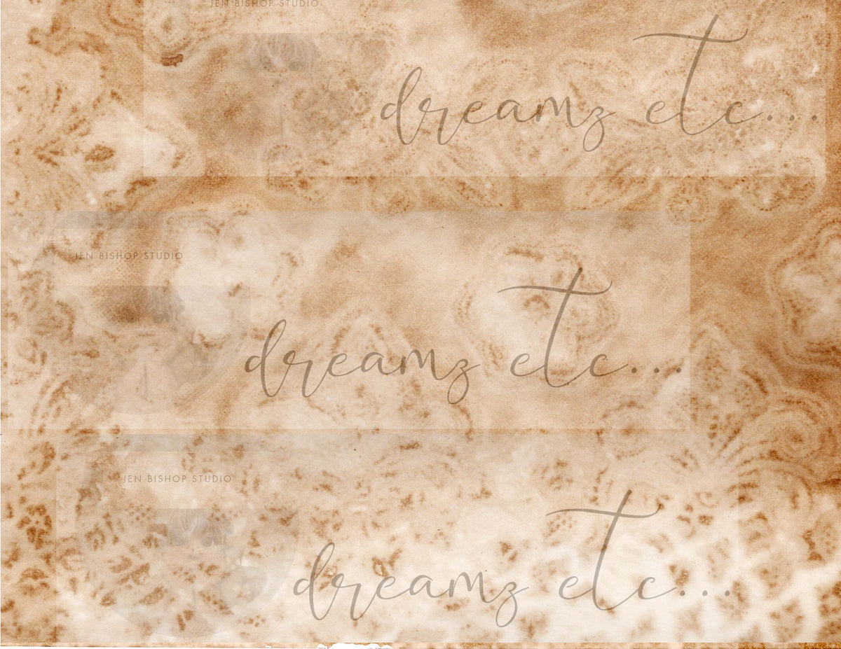 Vintage Stained Papers & Receipts (Bundle) - Digital
