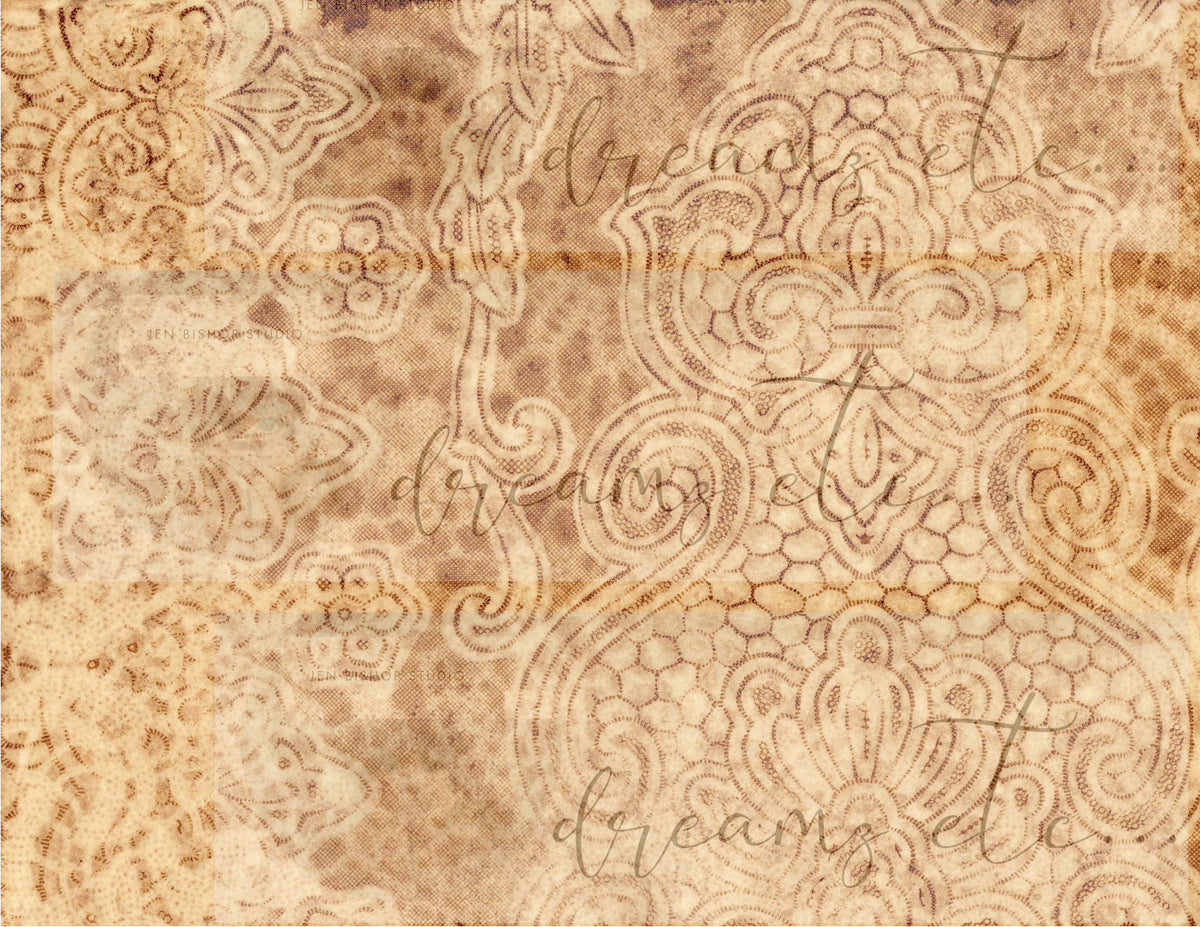 Vintage Stained Papers & Receipts (Bundle) - Digital