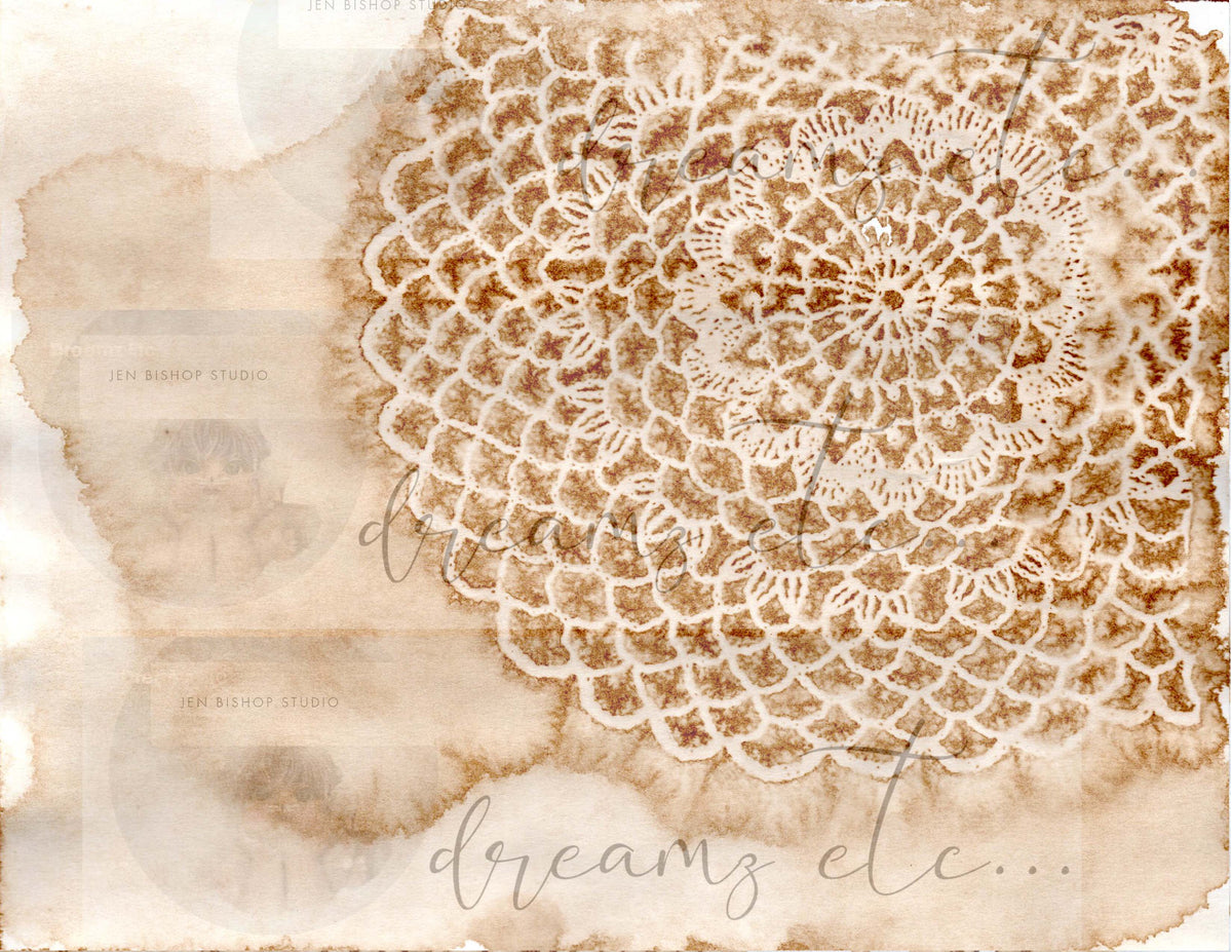 Vintage Stained Papers & Receipts (Bundle) - Digital