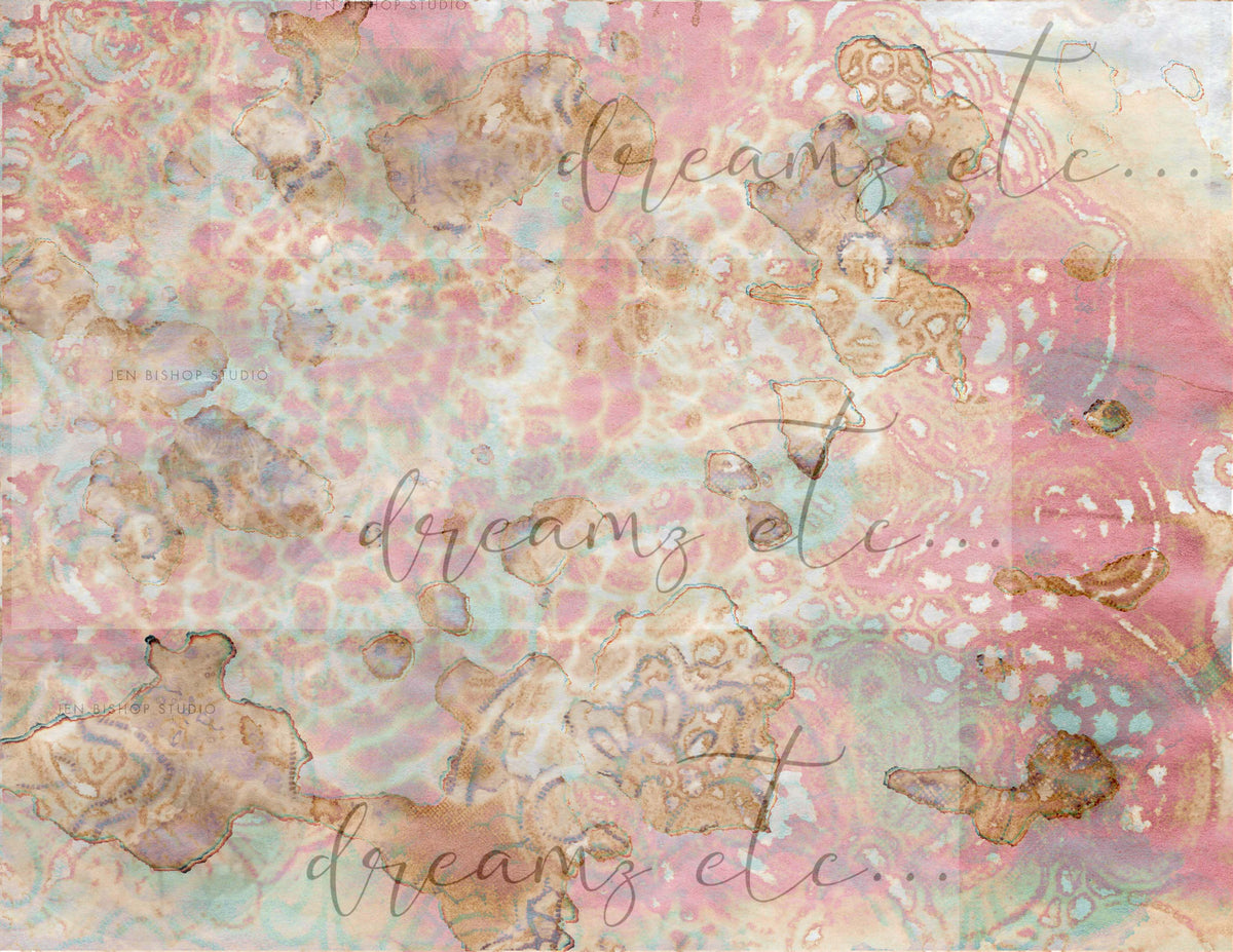 Vintage Stained Papers & Receipts (Bundle) - Digital