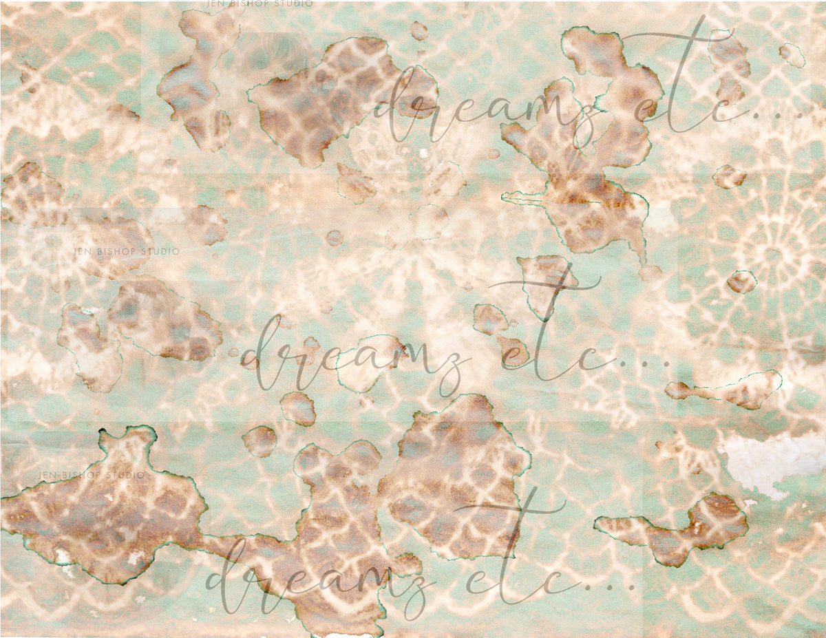 Vintage Stained Papers & Receipts (Bundle) - Digital