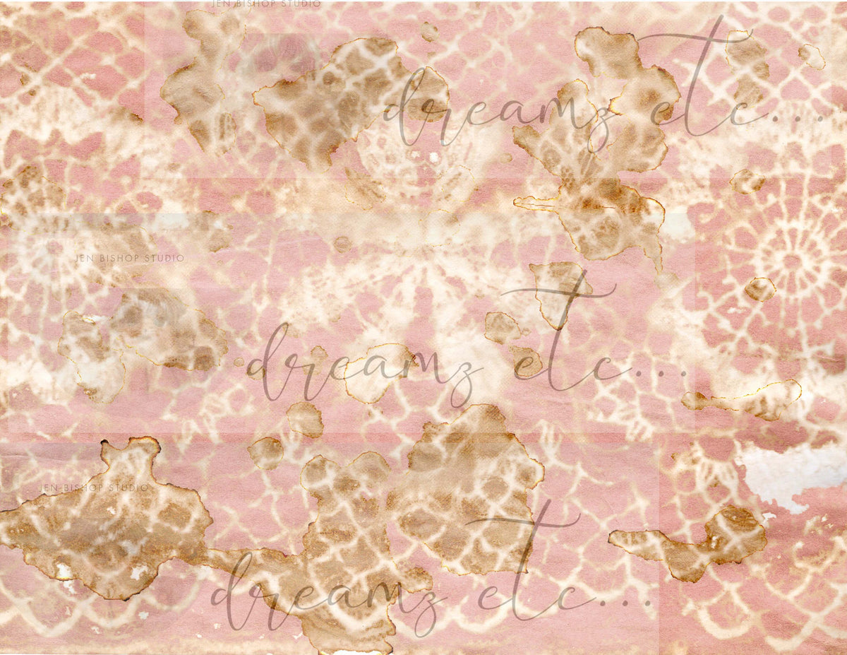 Vintage Stained Papers & Receipts (Bundle) - Digital