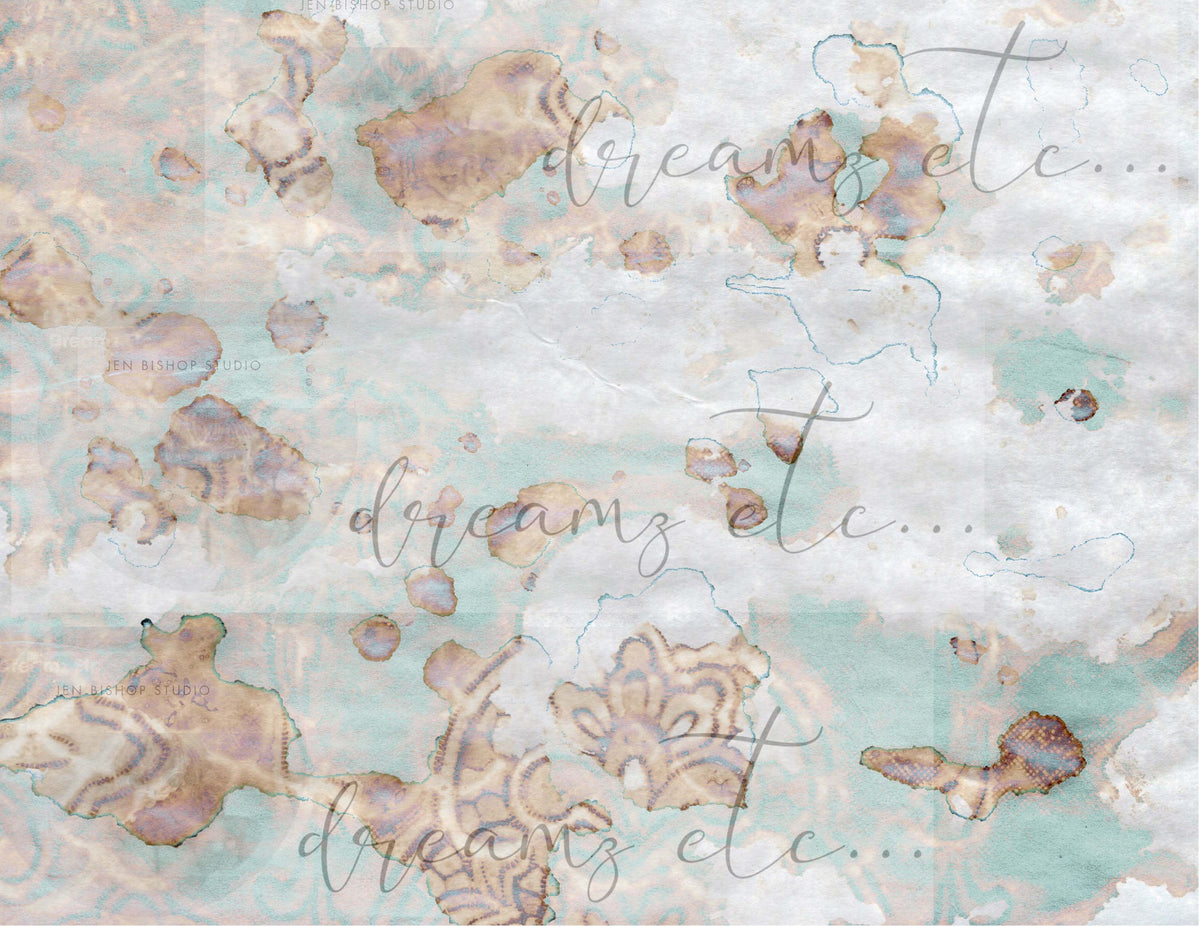 Vintage Stained Papers & Receipts (Bundle) - Digital