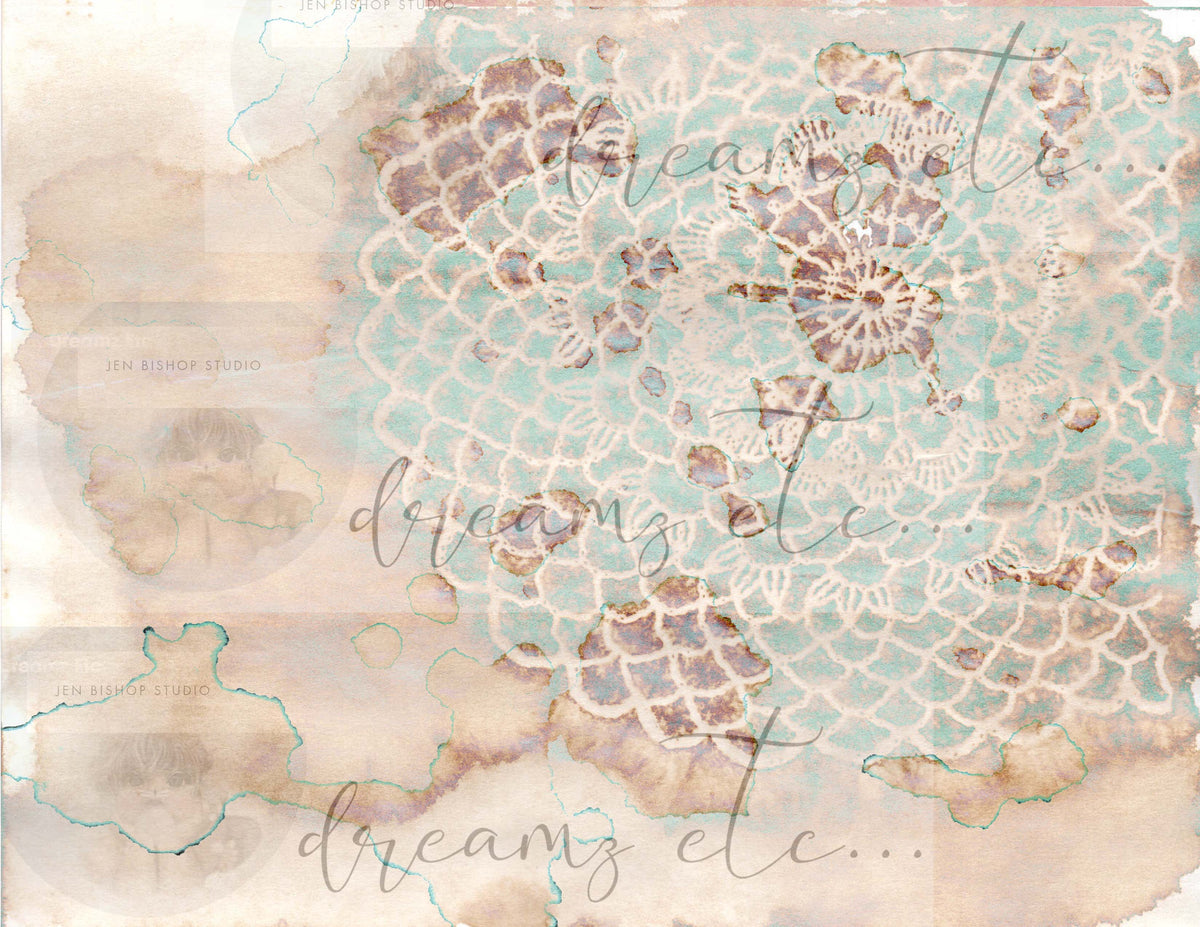 Vintage Stained Papers & Receipts (Bundle) - Digital