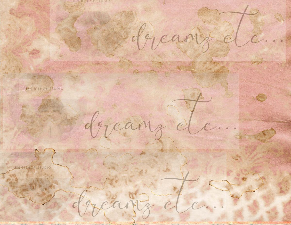 Vintage Stained Papers & Receipts (Bundle) - Digital