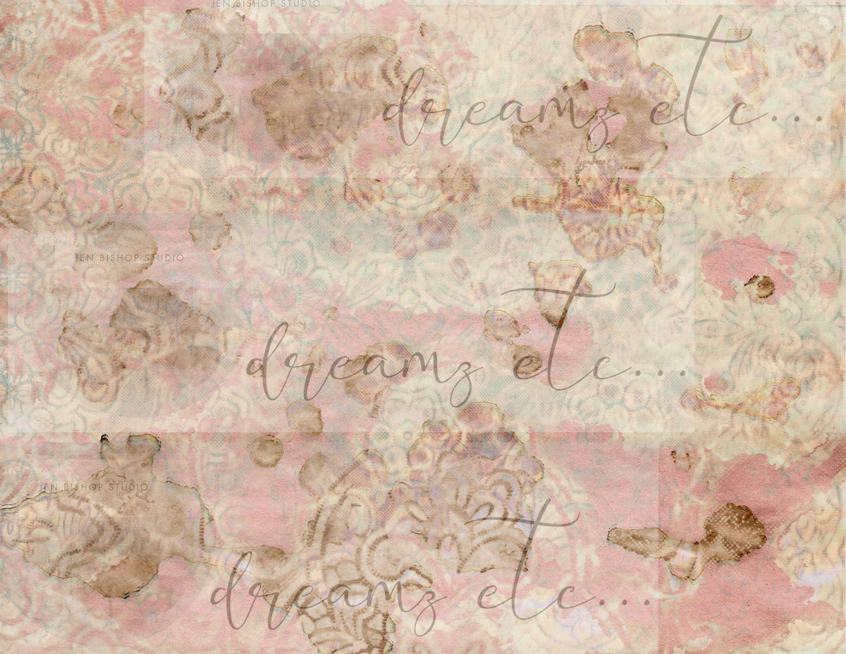 Vintage Stained Papers & Receipts (Bundle) - Digital