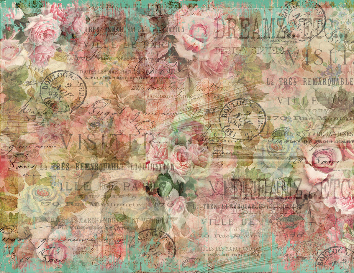 Collaged Rose - Digital Journal Kit - Bundle Pack