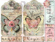 Collaged Rose - Digital Journal Kit - Bundle Pack