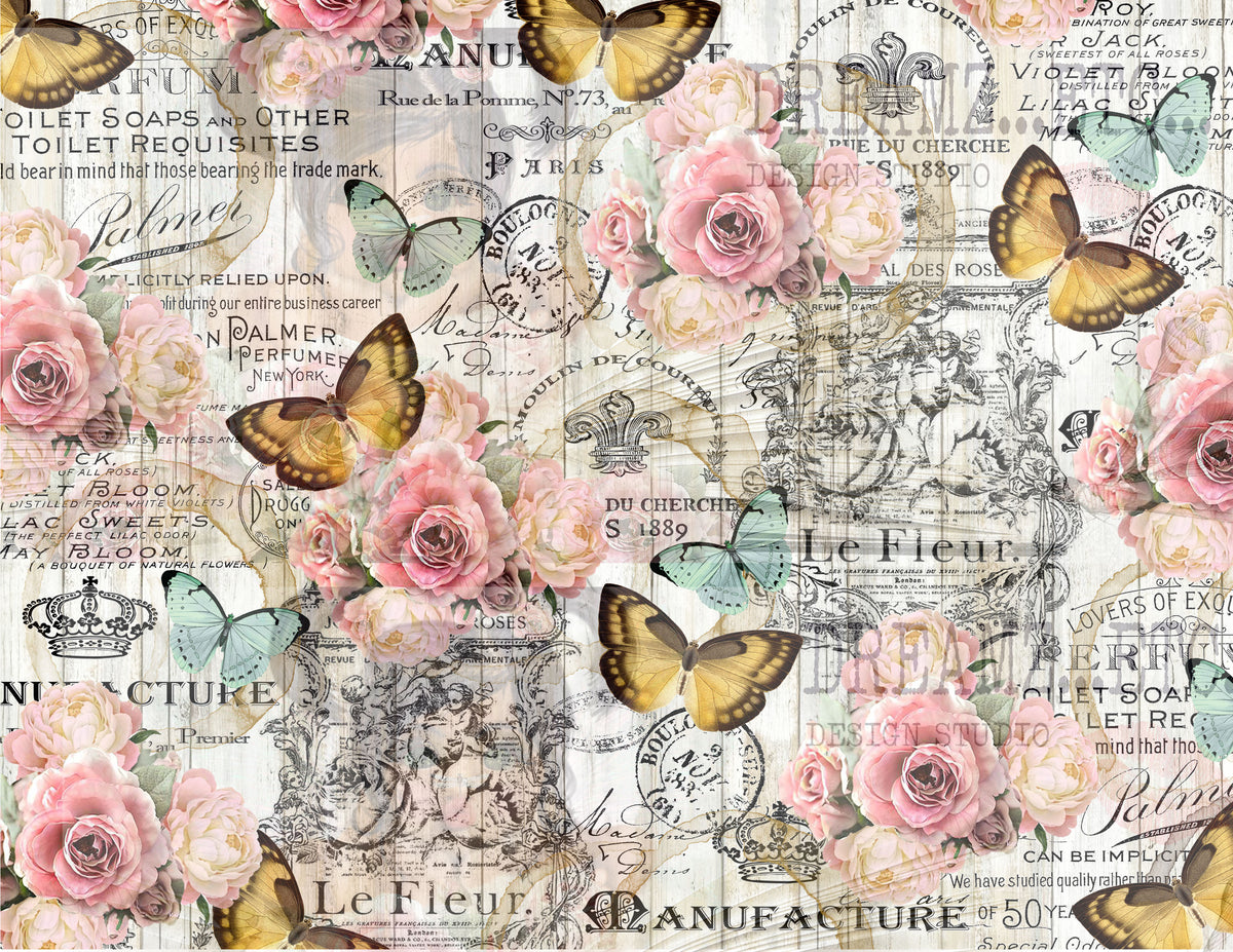Collaged Rose - Digital Journal Kit - Bundle Pack