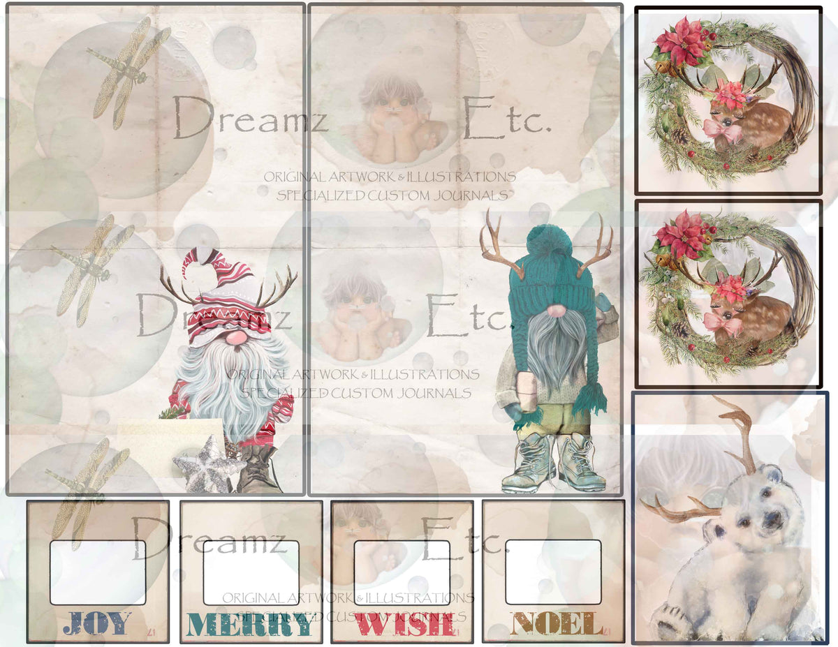 Cozy Critters - DIGITAL Journal Kit - Bundle Pack