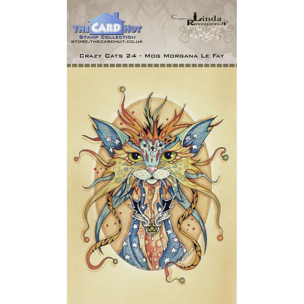 Crazy Cats - Mog Morgana - The Card Hut Clear Stamps 6"X4" By Linda Ravenscroft
