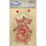 Crazy Cats - Smitten Kittens - The Card Hut Clear Stamps 6"X4" By Linda Ravenscroft