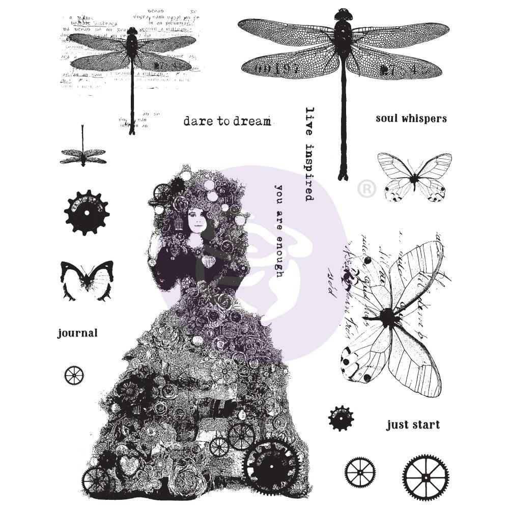 Finnabair - Cling Rubber Stamp Set - Dare to Dream
