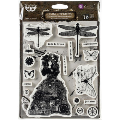 Finnabair - Cling Rubber Stamp Set - Dare to Dream