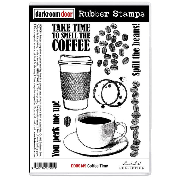 Darkroom Door Cling Stamps - NEW! - Coffee Time