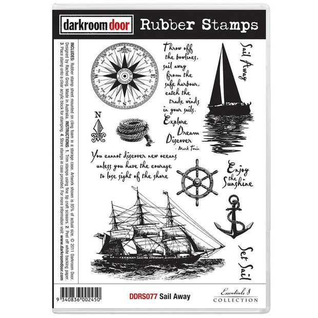 Darkroom Door Cling Stamps - NEW! - Sail Away