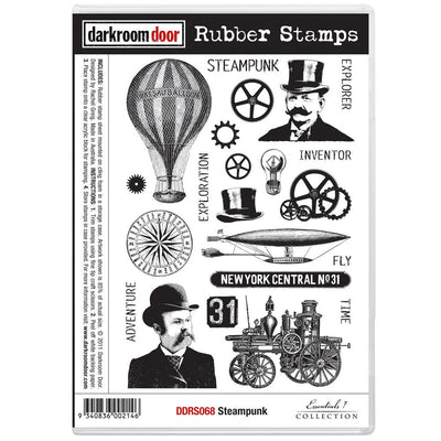 Darkroom Door Cling Stamps - NEW! - Steampunk