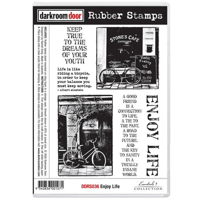 Darkroom Door Cling Stamps - NEW! - Enjoy Life