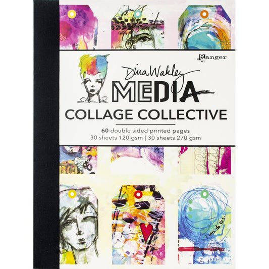Dina Wakley Collage Collective - 30 Sheets