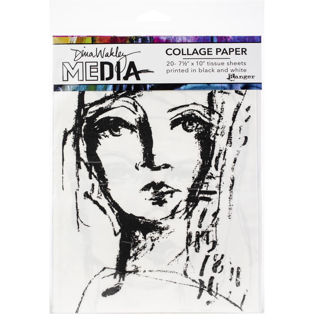 Dina Wakley - Faces Collage Paper
