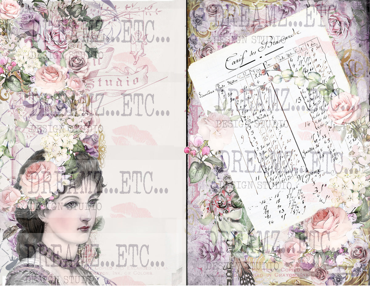 Romantic Notions - Digital Journal Kit - Bundle Pack