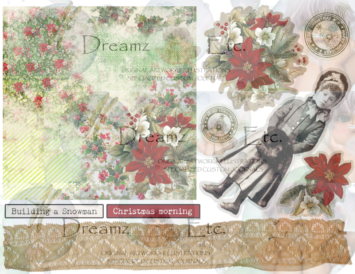 Eclectic Christmas - Digital Journal Kit - Bundle Pack