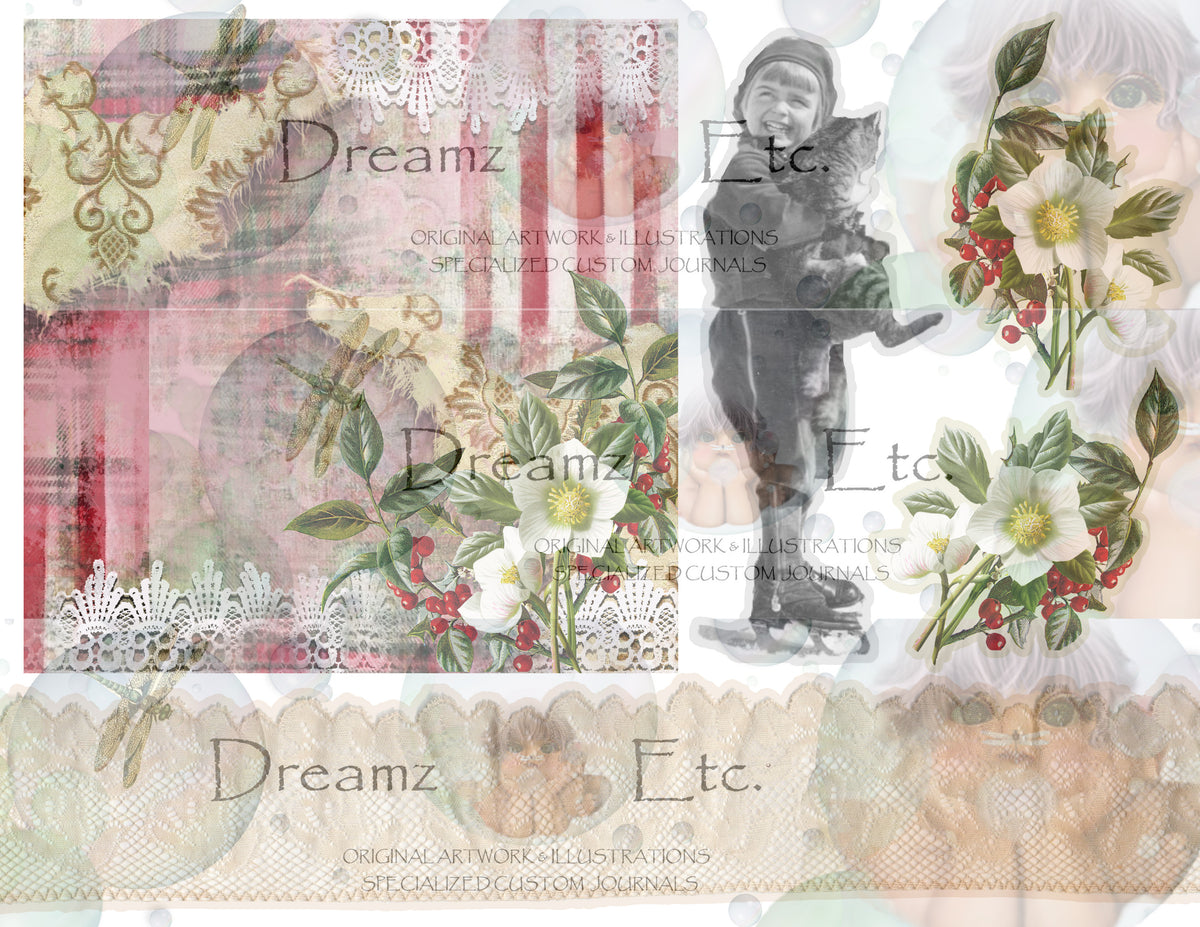 Eclectic Christmas - Digital Journal Kit - Bundle Pack
