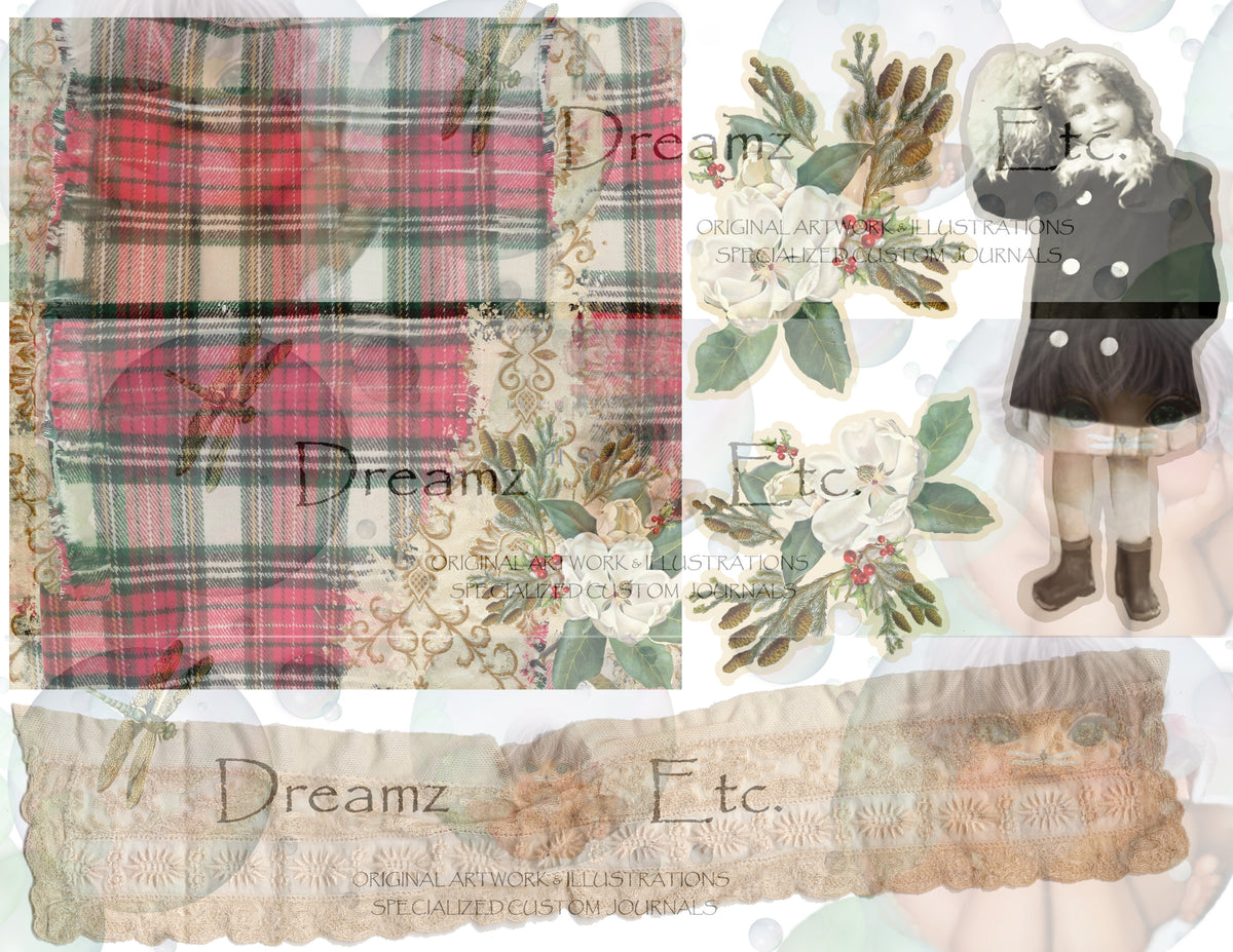 Eclectic Christmas - Digital Journal Kit - Bundle Pack