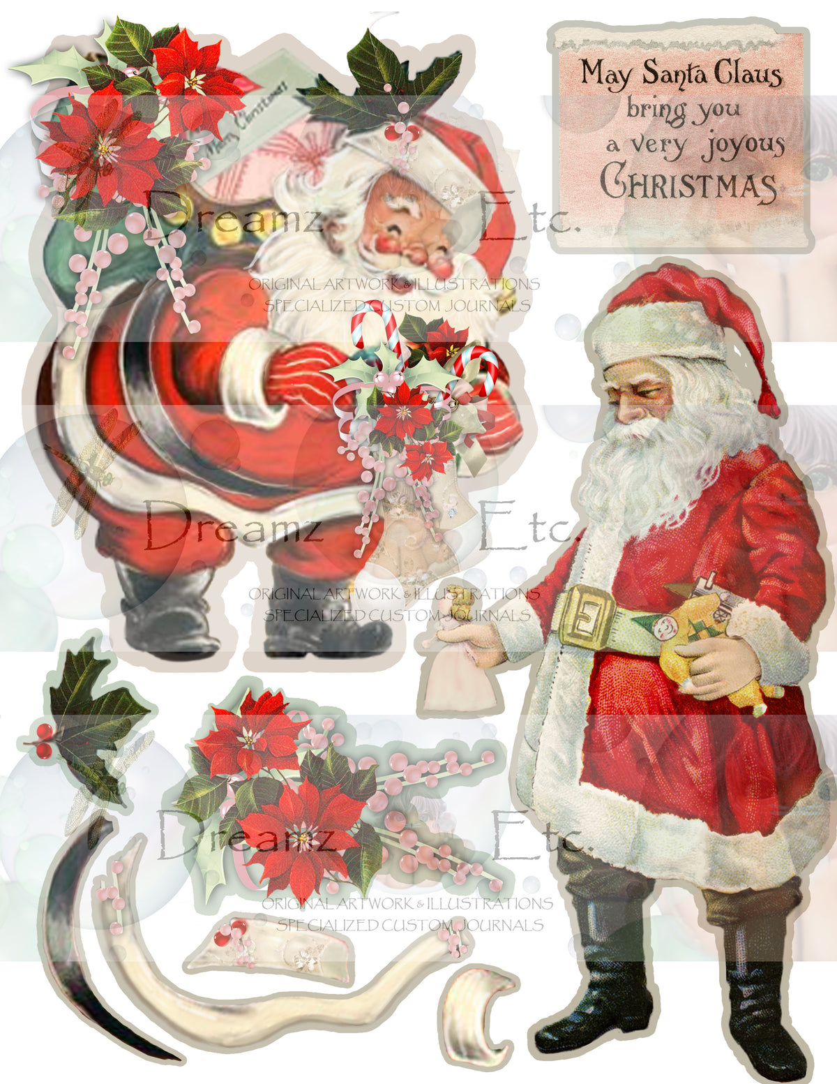 Eclectic Christmas - Digital Journal Kit - Bundle Pack
