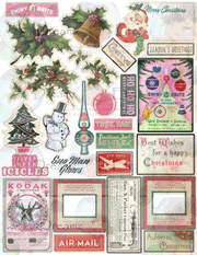 Eclectic Christmas - Digital Journal Kit - EZ CUTZ - SMALL
