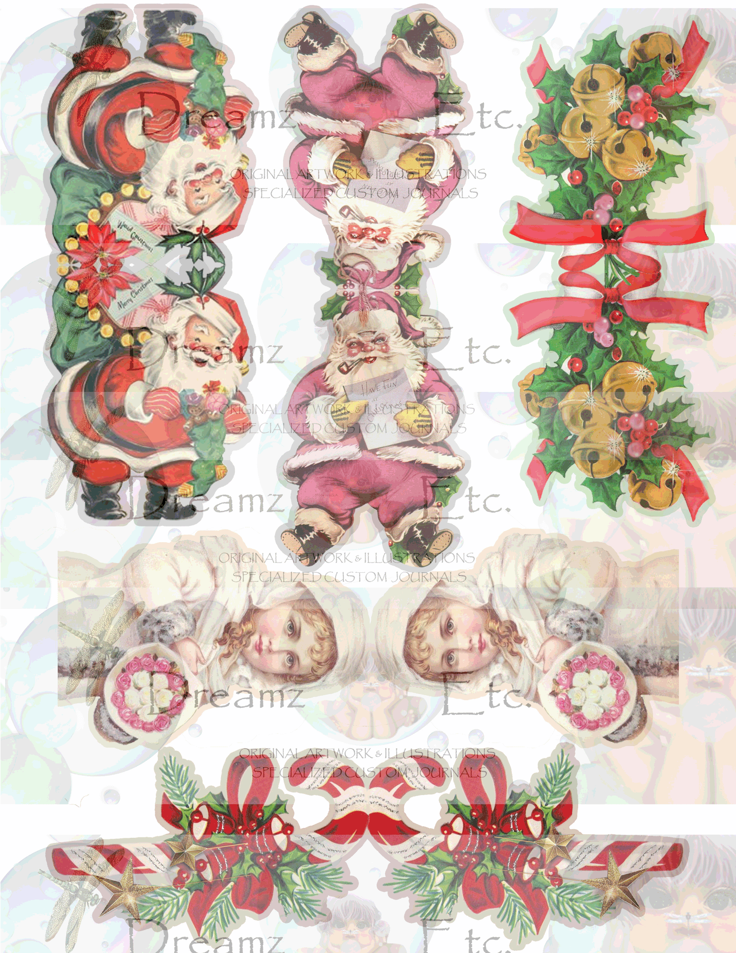 Eclectic Christmas - Digital Journal Kit - Bundle Pack