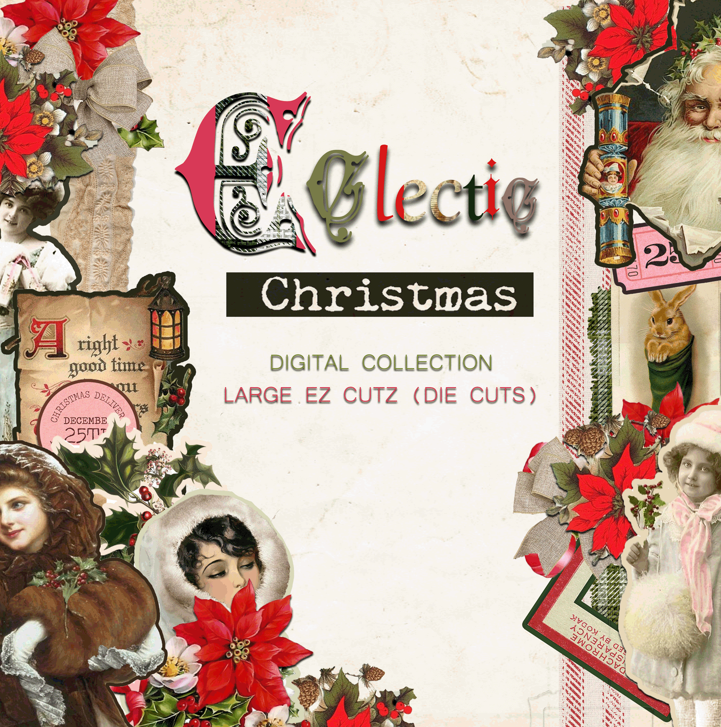 Eclectic Christmas - Digital Journal Kit - Bundle Pack