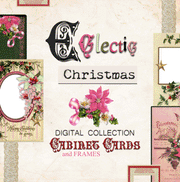 Eclectic Christmas - Digital Journal Kit - CABINET CARDS & FRAMES