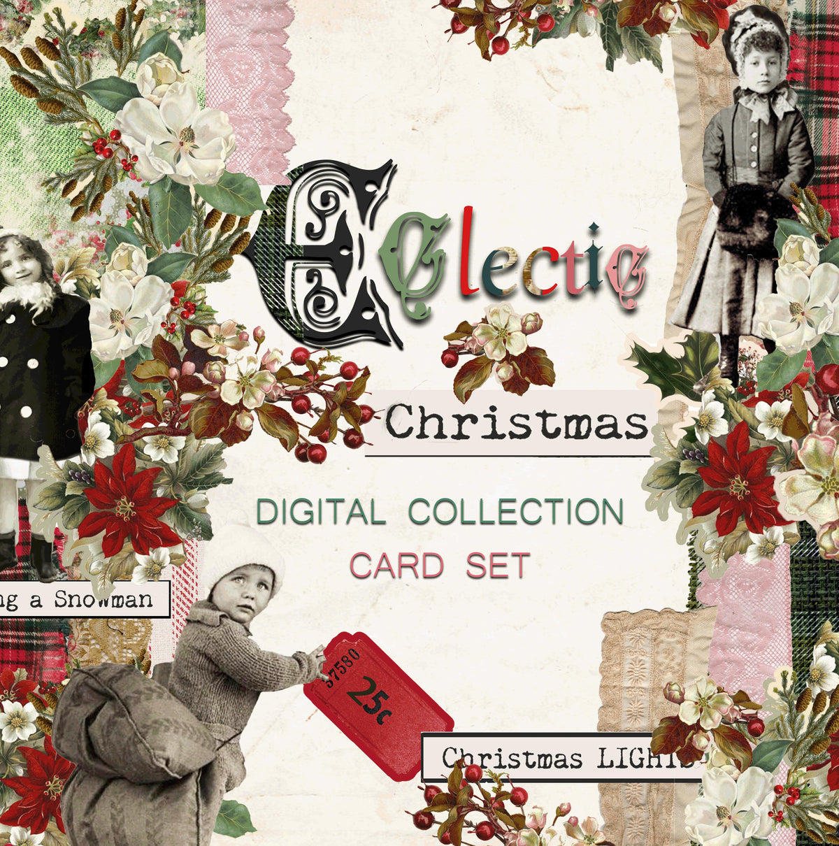 Eclectic Christmas - Digital Journal Kit - Bundle Pack