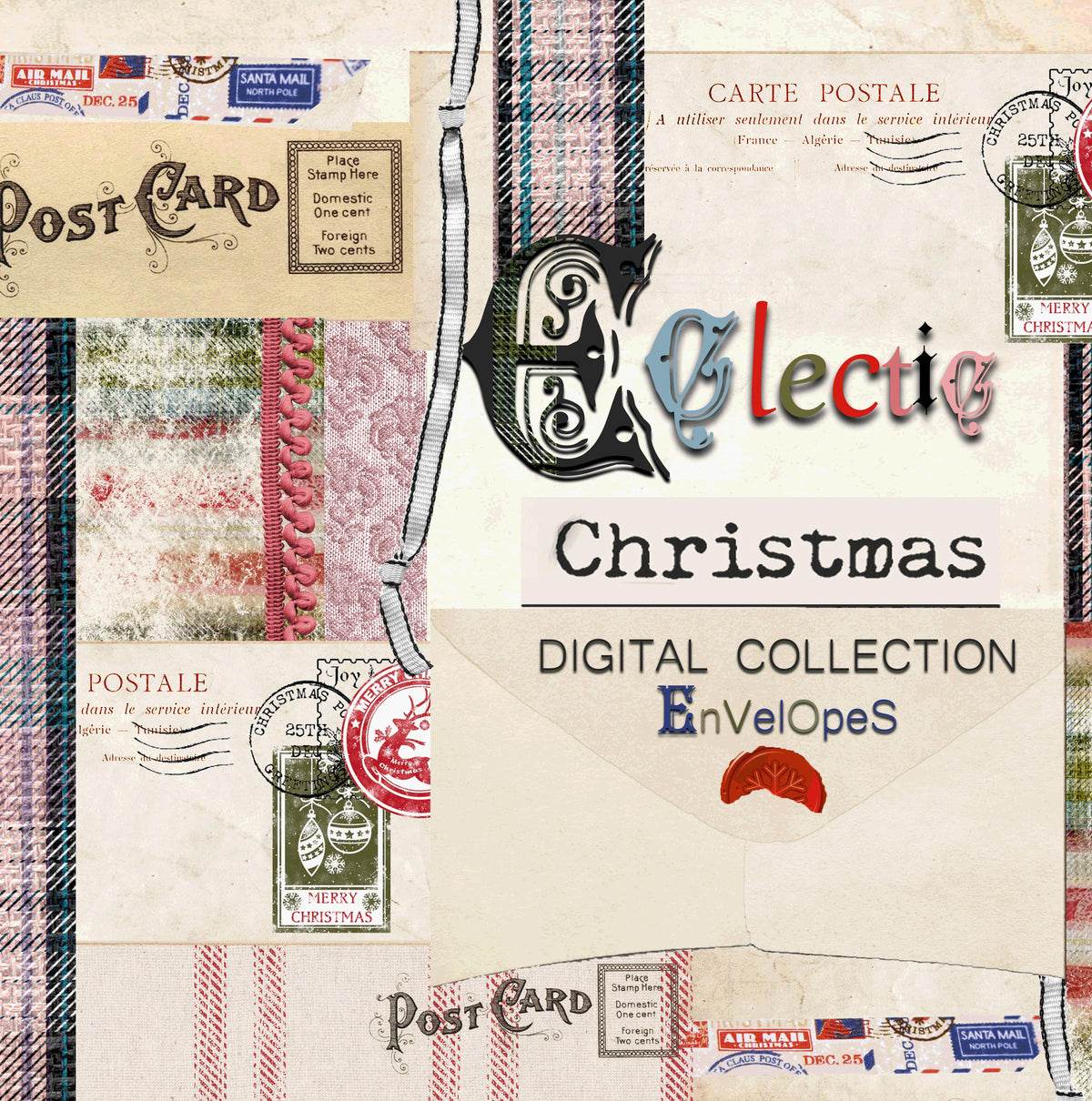 Eclectic Christmas - Digital Journal Kit - Bundle Pack