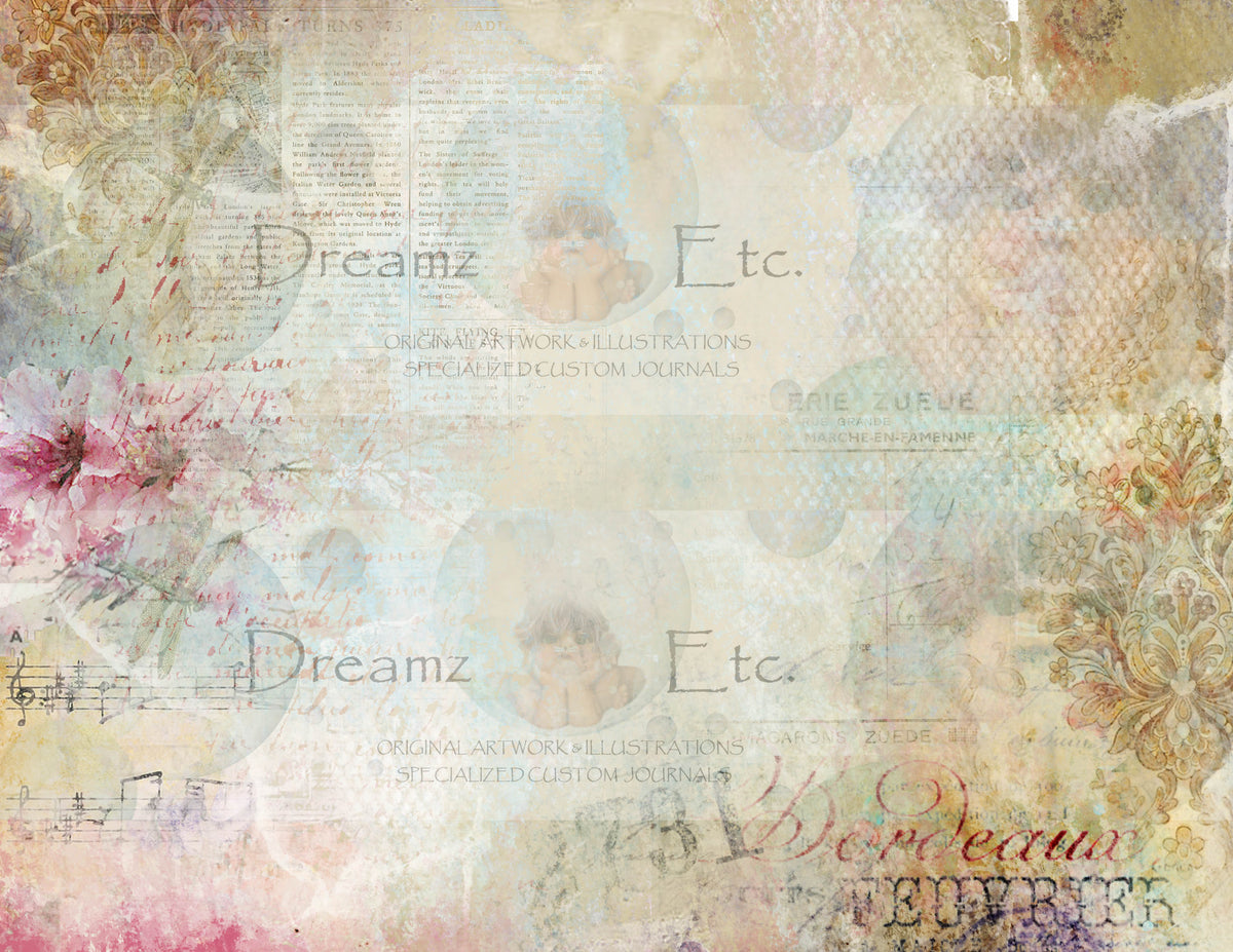 Bohemian Flair - DIGITAL Paper Designs