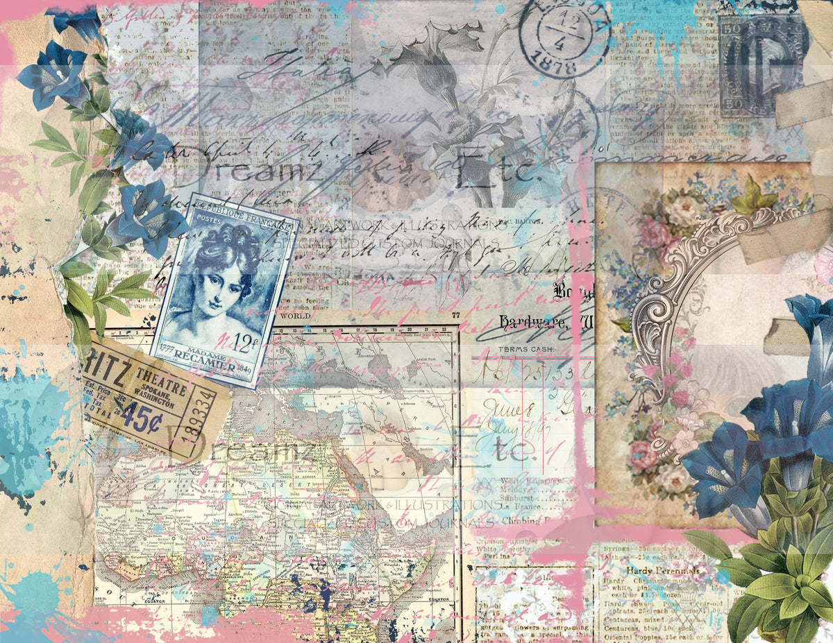 Bohemian Flair - DIGITAL Paper Designs
