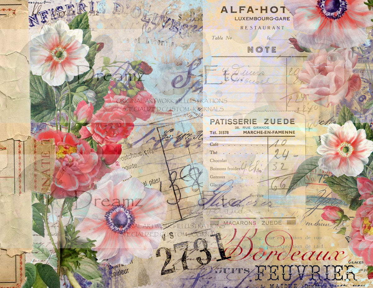 Bohemian Flair - DIGITAL Paper Designs