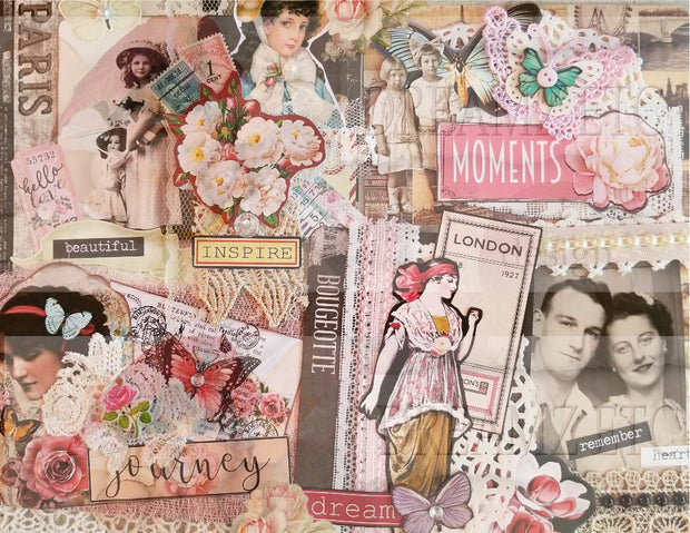 Embellished Collage - Digital Journal Kit - Bundle Pack