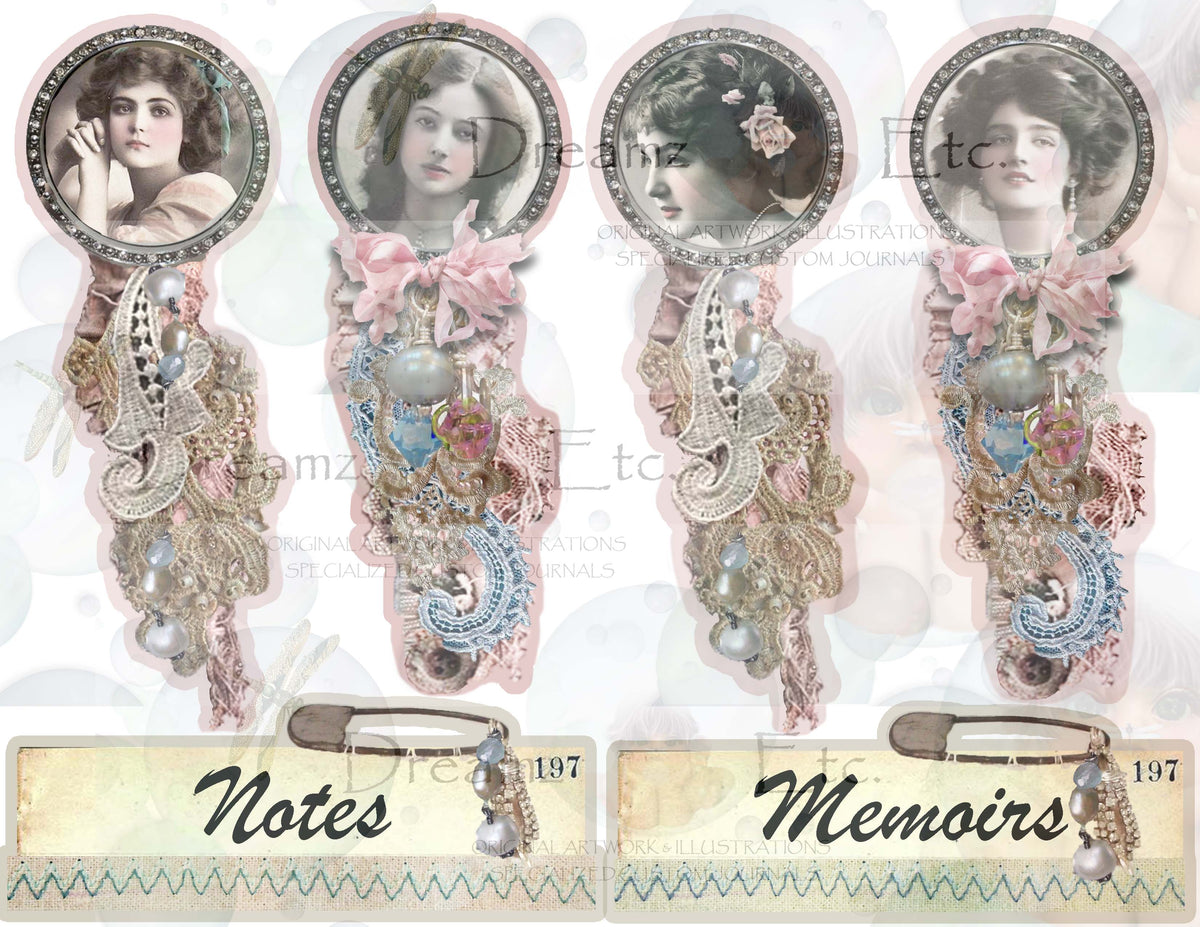 Embroidered Lace - Digital Journal Kit - Bundle Pack