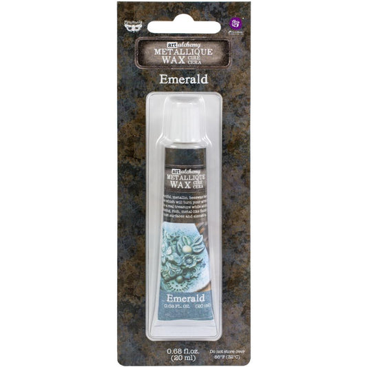 Finnabair Art Alchemy Antique Brilliance Wax - Emerald