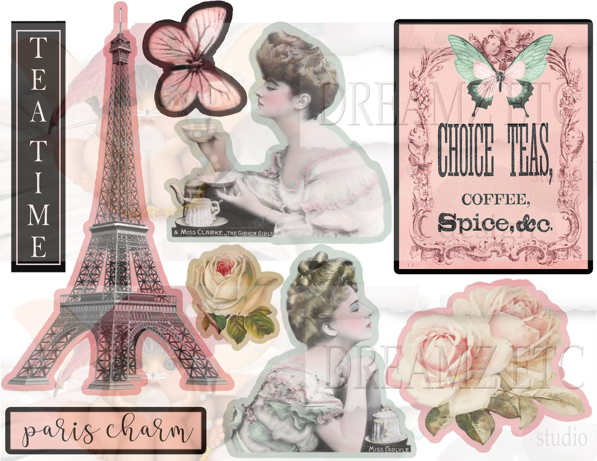 Embellished Collage - Digital Journal Kit - Bundle Pack