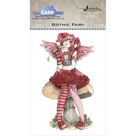 Fairies - Gothic Fairy - The Card Hut Clear Stamps 6"X4" By Linda Ravenscroft