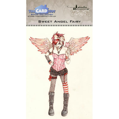 Fairies - Sweet Angel Fairy - The Card Hut Clear Stamps 6"X4" By Linda Ravenscroft